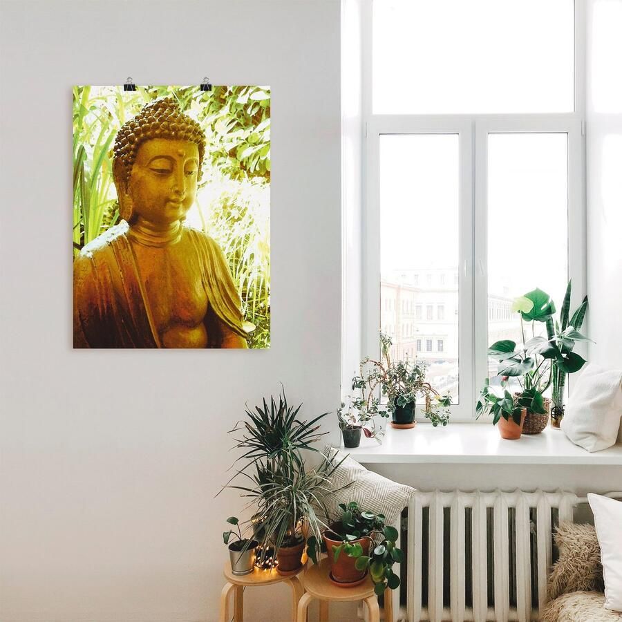 Artland Artprint De geest van boeddha als artprint op linnen poster muursticker in verschillende maten
