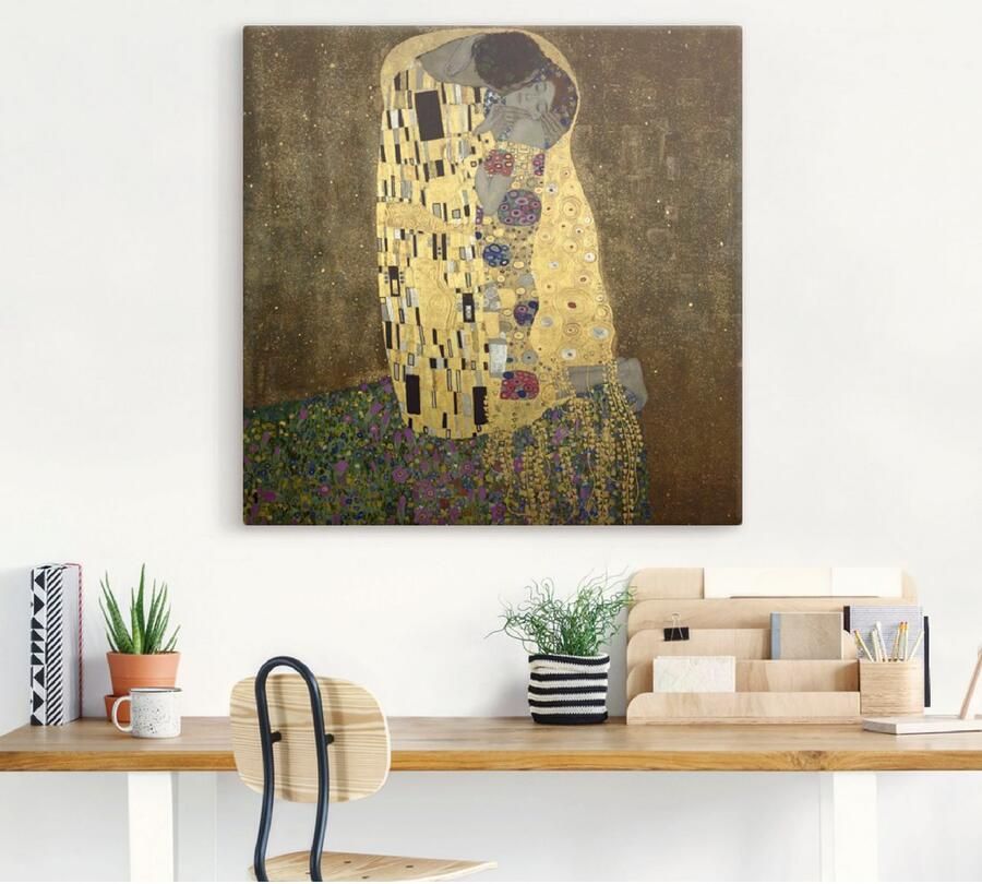 Artland Artprint De kus als artprint op linnen poster in verschillende formaten maten - Foto 4