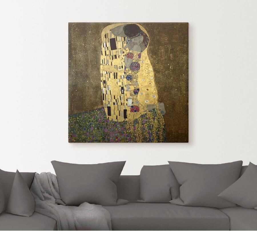 Artland Artprint De kus als artprint op linnen poster in verschillende formaten maten - Foto 5