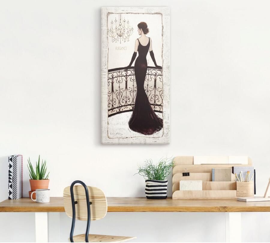 Artland Artprint De mooie in zwart als artprint op linnen poster in verschillende formaten maten - Foto 4