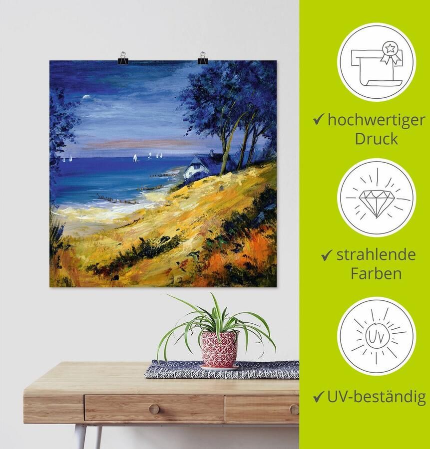 Artland Poster De zee thuis - Foto 4