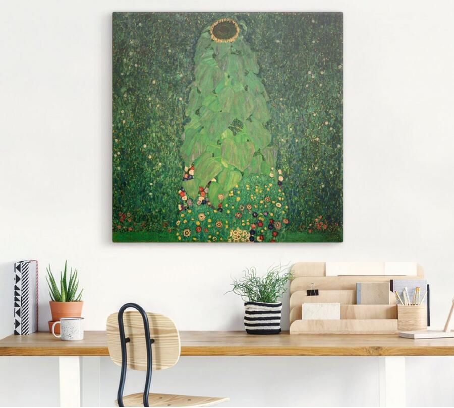 Artland Artprint op linnen De zonnebloem - Foto 4