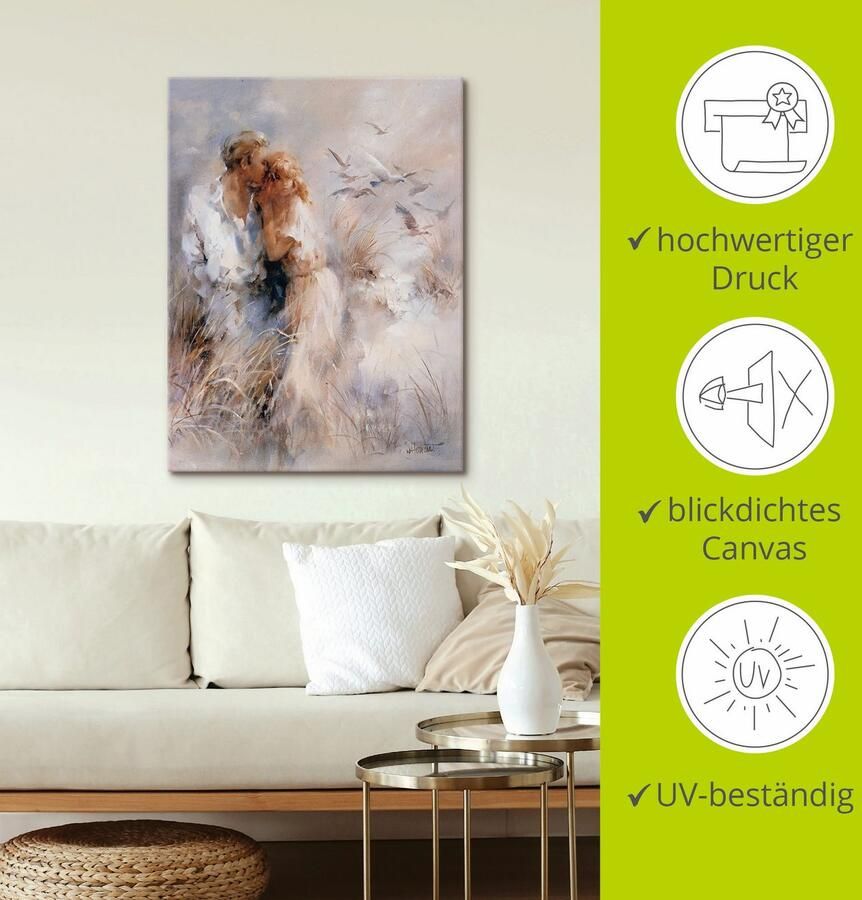 Artland Artprint Dichte harmonie als artprint op linnen poster muursticker in verschillende maten - Foto 4