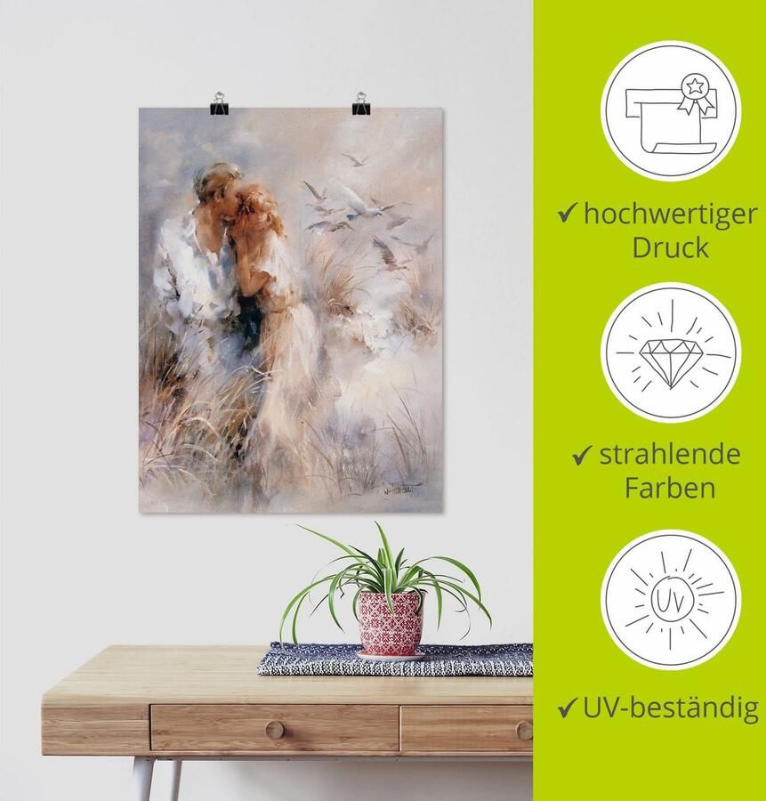 Artland Artprint Dichte harmonie als artprint op linnen poster muursticker in verschillende maten - Foto 4