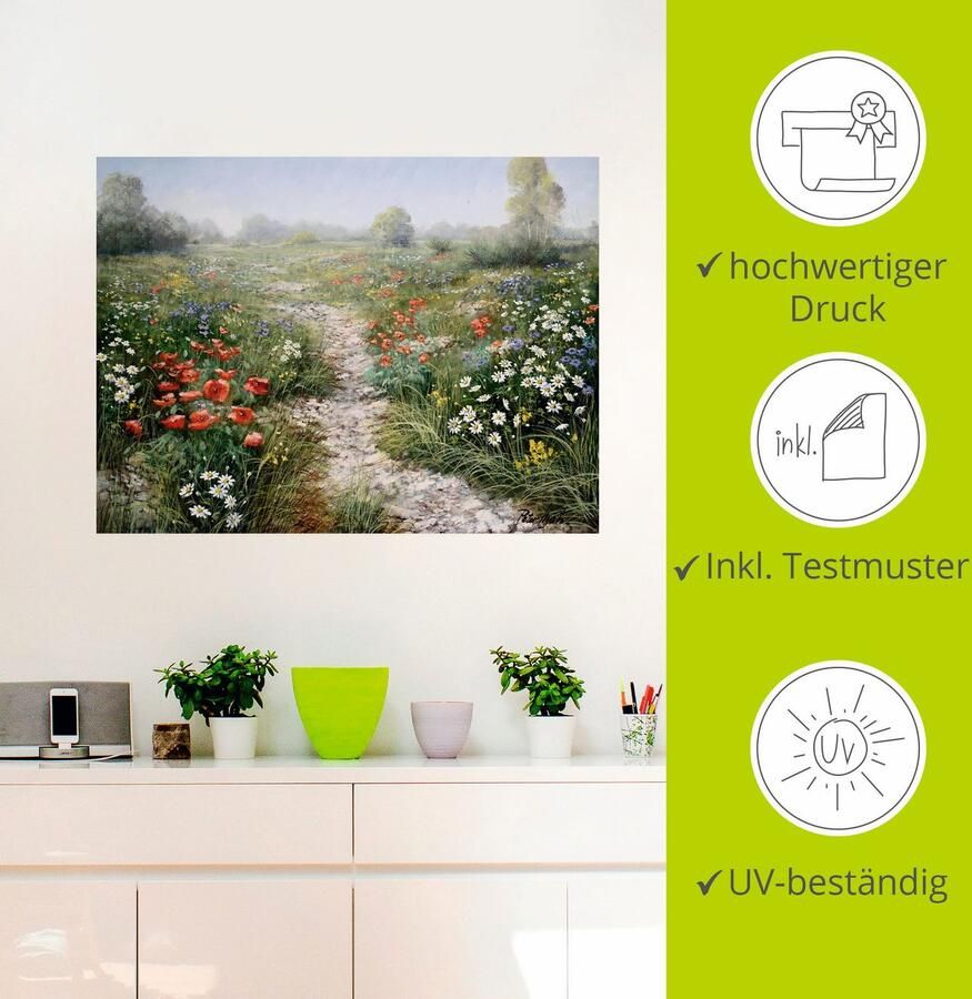 Artland Artprint Dichtheid van de natuur als artprint op linnen poster muursticker in verschillende maten - Foto 2