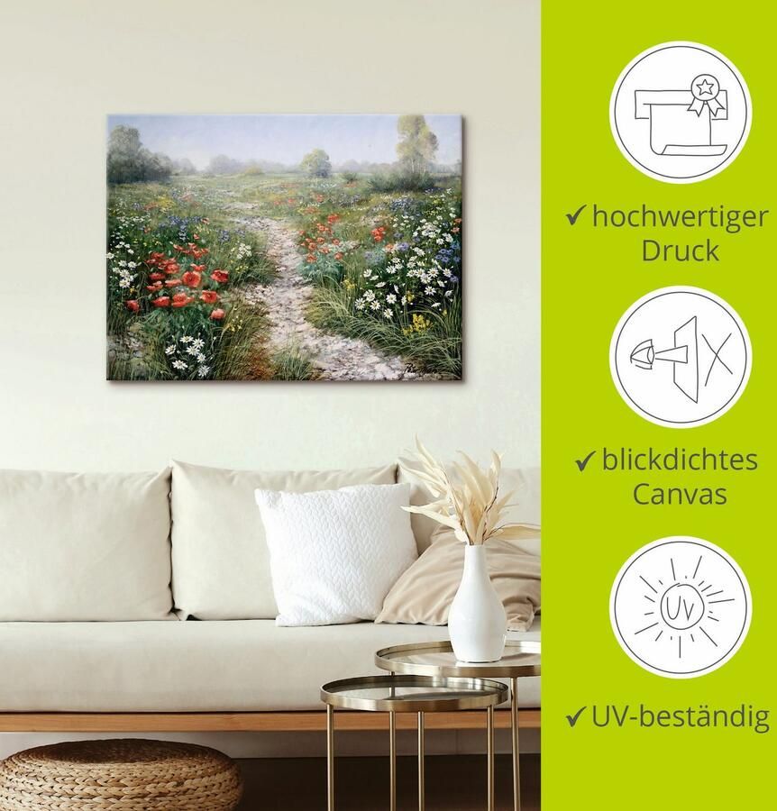 Artland Artprint Dichtheid van de natuur als artprint op linnen poster muursticker in verschillende maten - Foto 3