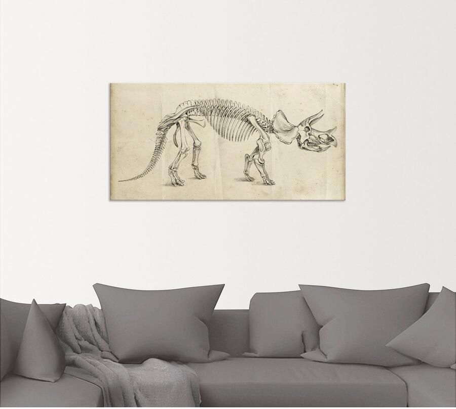 Artland Artprint Dinosauria leer II als artprint van aluminium artprint voor buiten poster in diverse formaten - Foto 4