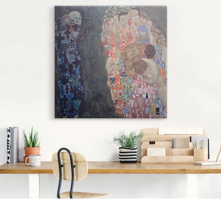 Artland Artprint Dood en leven. Voltooid in 1916. als artprint van aluminium artprint voor buiten artprint op linnen poster in verschillende maten. maten - Foto 3