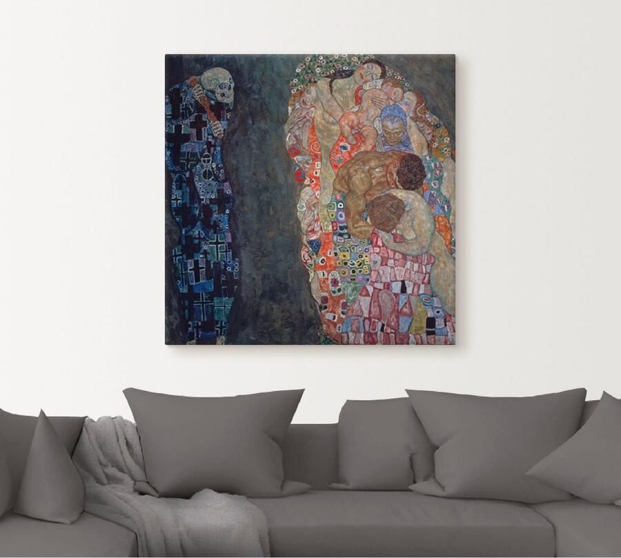 Artland Artprint Dood en leven. Voltooid in 1916. als artprint van aluminium artprint voor buiten artprint op linnen poster in verschillende maten. maten - Foto 4