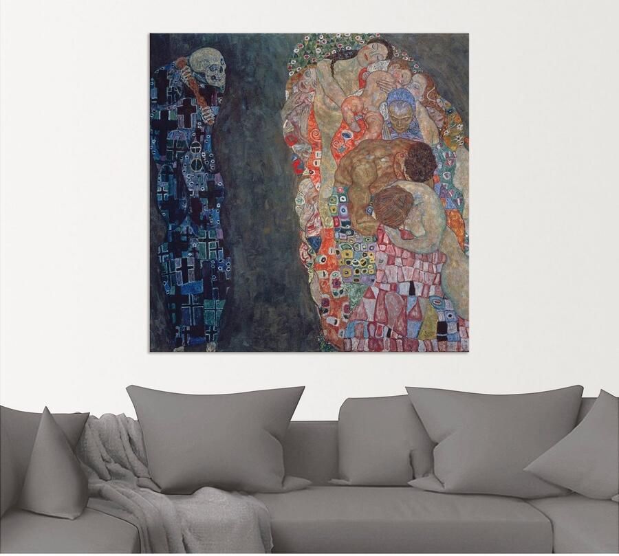 Artland Artprint Dood en leven. Voltooid in 1916. als artprint van aluminium artprint voor buiten artprint op linnen poster in verschillende maten. maten - Foto 4