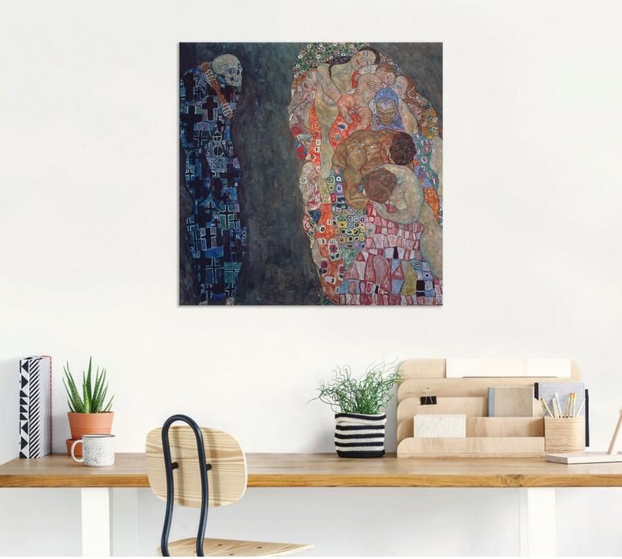 Artland Artprint Dood en leven. Voltooid in 1916. als artprint van aluminium artprint voor buiten artprint op linnen poster in verschillende maten. maten - Foto 5