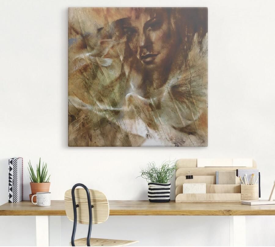 Artland Artprint Duif meeuw en Jana als artprint op linnen poster in verschillende formaten maten - Foto 3