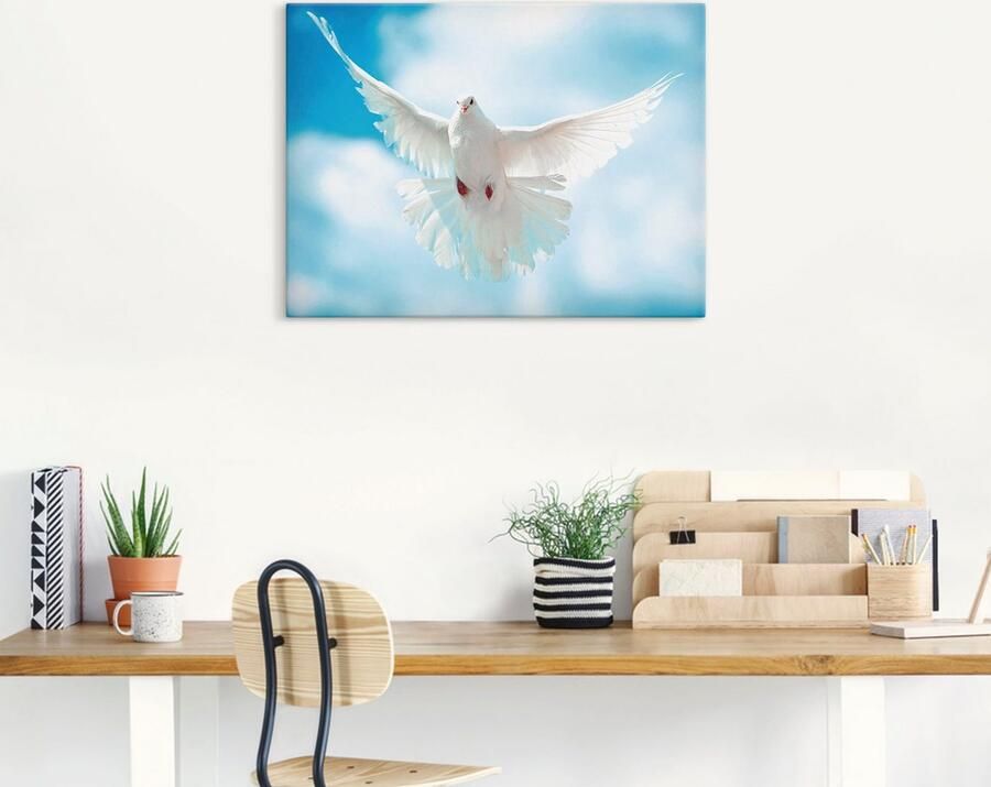 Artland Artprint Duif met gespreide vleugels als artprint van aluminium artprint voor buiten artprint op linnen poster in verschillende maten. maten - Foto 6