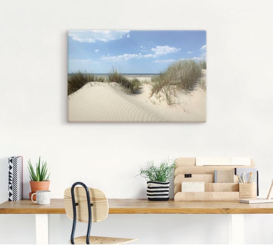 Artland Artprint Duin met uitzicht op zee als artprint van aluminium artprint voor buiten artprint op linnen poster in verschillende maten. maten - Foto 3