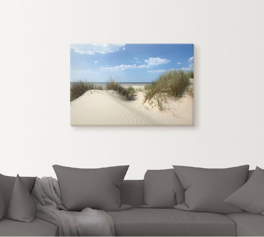 Artland Artprint Duin met uitzicht op zee als artprint van aluminium artprint voor buiten artprint op linnen poster in verschillende maten. maten - Foto 4