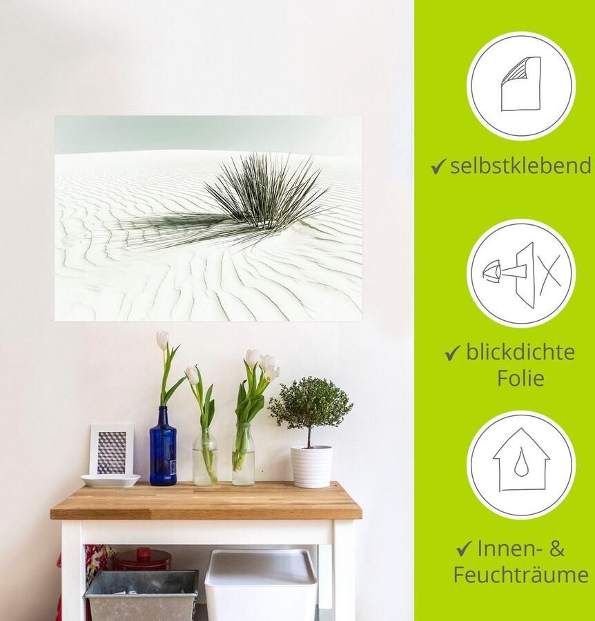 Artland Artprint Duinen wit zand vintage als artprint van aluminium artprint voor buiten artprint op linnen poster muursticker - Foto 4