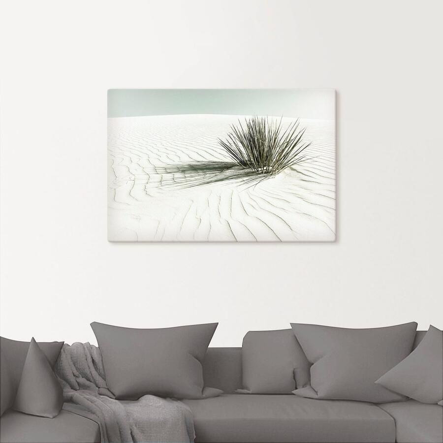 Artland Artprint Duinen wit zand vintage als artprint van aluminium artprint voor buiten artprint op linnen poster muursticker