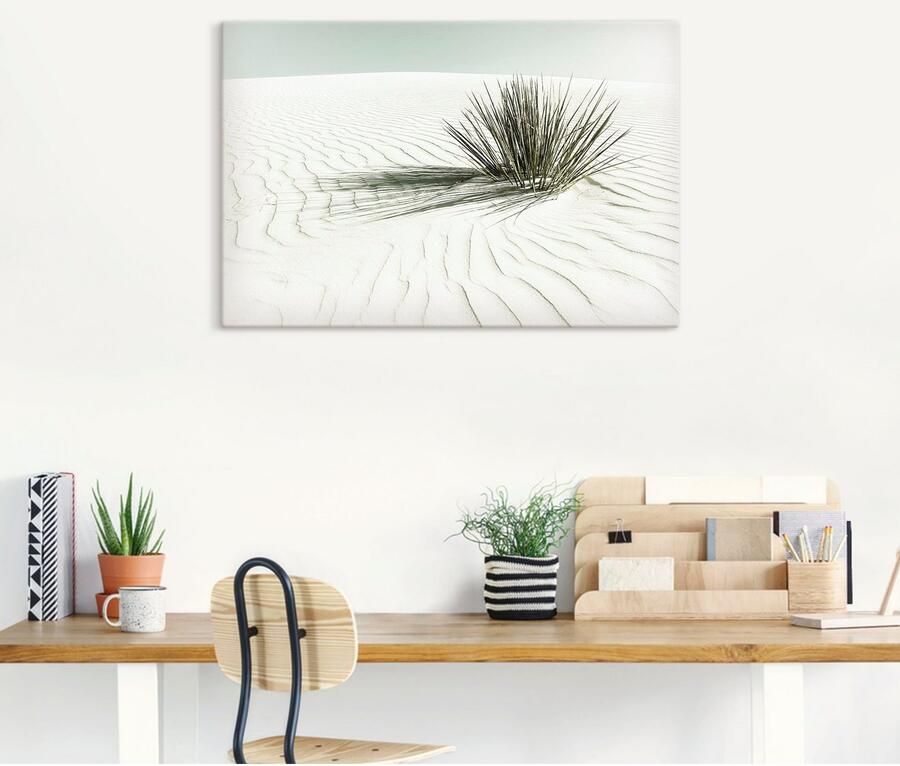 Artland Artprint Duinen wit zand vintage als artprint van aluminium artprint voor buiten artprint op linnen poster muursticker - Foto 4