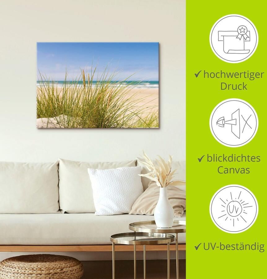 Artland Artprint Duingras als artprint van aluminium artprint voor buiten artprint op linnen poster in verschillende maten. maten - Foto 3