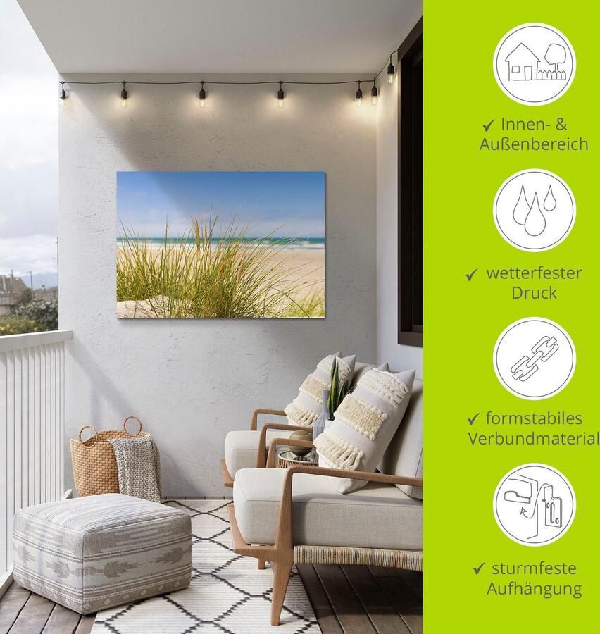 Artland Artprint Duingras als artprint van aluminium artprint voor buiten artprint op linnen poster in verschillende maten. maten - Foto 5