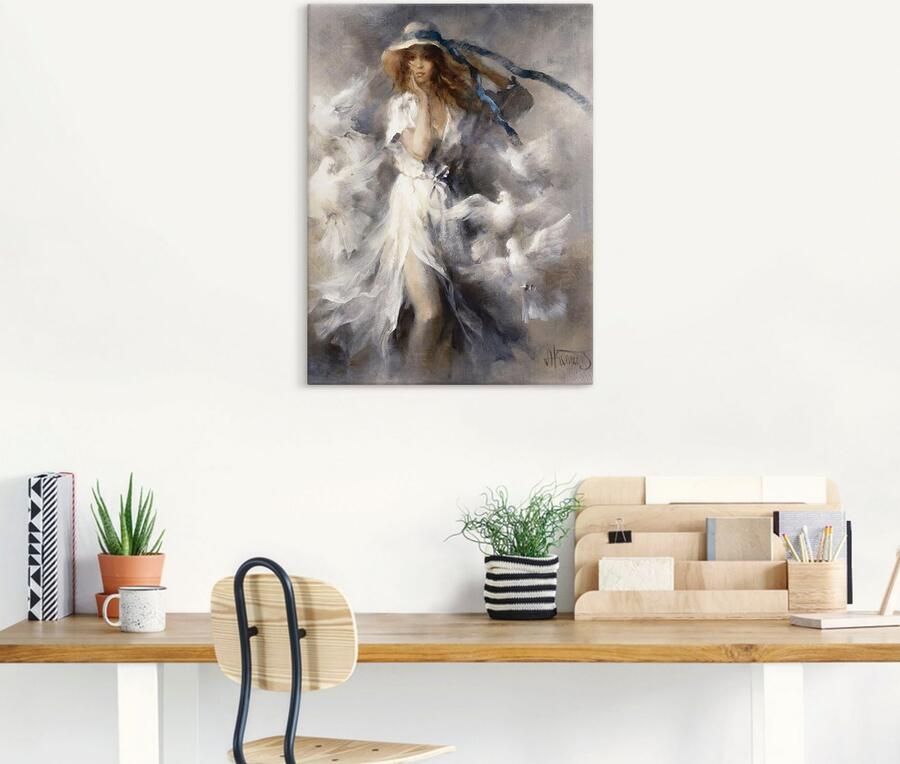 Artland Artprint Duiven als artprint op linnen poster in verschillende formaten maten - Foto 3
