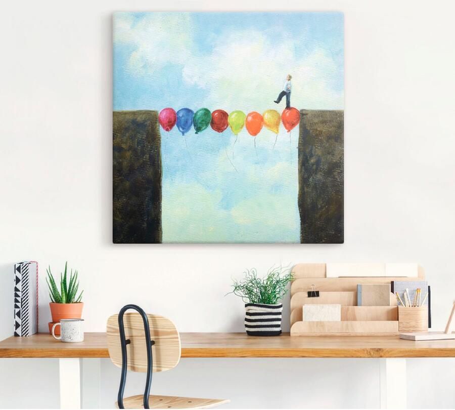 Artland Artprint Een brug slaan als artprint op linnen poster in verschillende formaten maten - Foto 3