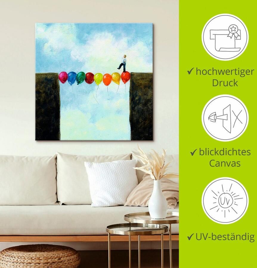 Artland Artprint Een brug slaan als artprint op linnen poster in verschillende formaten maten - Foto 2