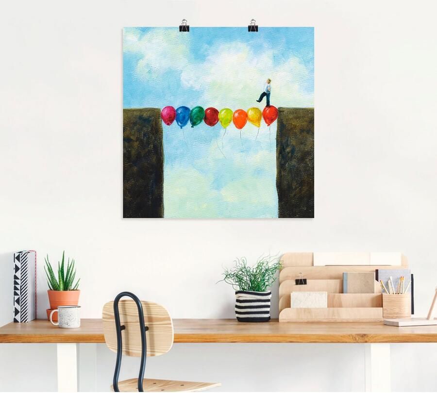 Artland Artprint Een brug slaan als artprint op linnen poster in verschillende formaten maten - Foto 4