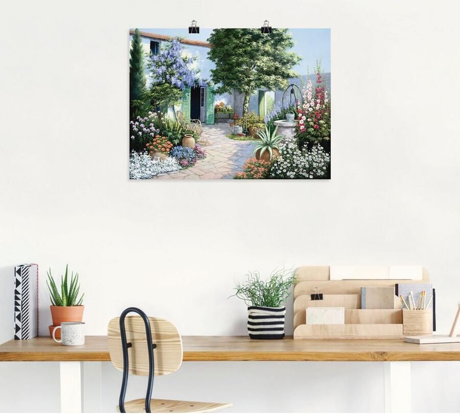 Artland Artprint Een klein paradijs als artprint op linnen poster in verschillende formaten maten - Foto 4