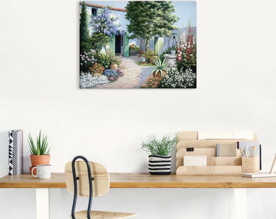 Artland Artprint Een klein paradijs als artprint op linnen poster in verschillende formaten maten - Foto 6