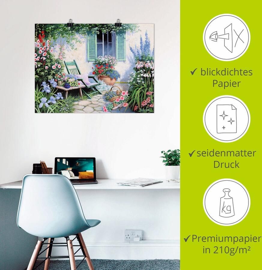 Artland Artprint Een mooie ruimte als artprint op linnen poster in verschillende formaten maten - Foto 3