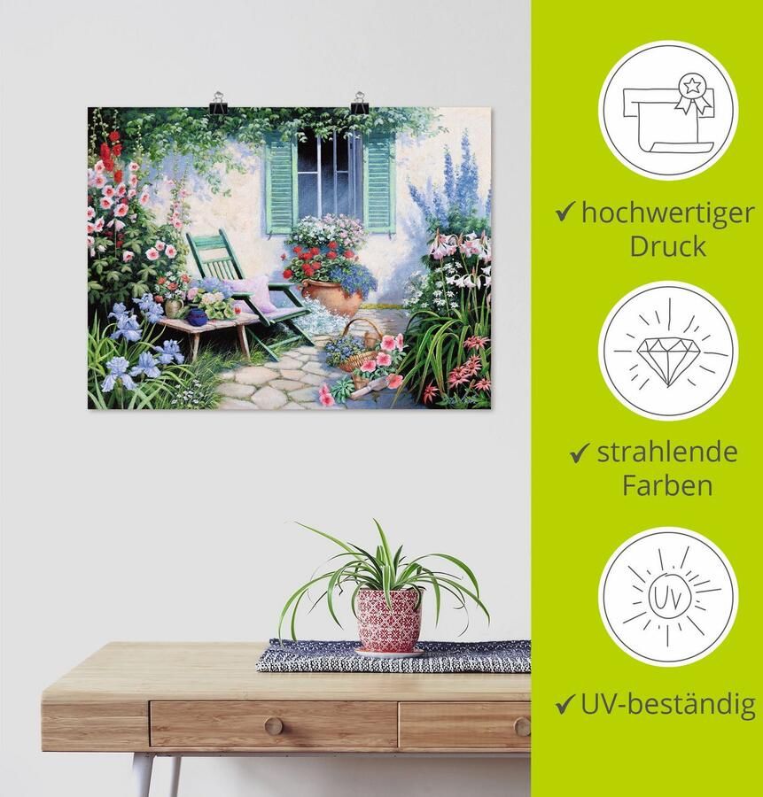 Artland Artprint Een mooie ruimte als artprint op linnen poster in verschillende formaten maten - Foto 4