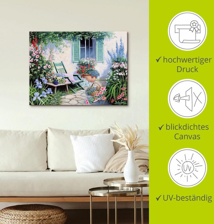 Artland Artprint Een mooie ruimte als artprint op linnen poster in verschillende formaten maten - Foto 3