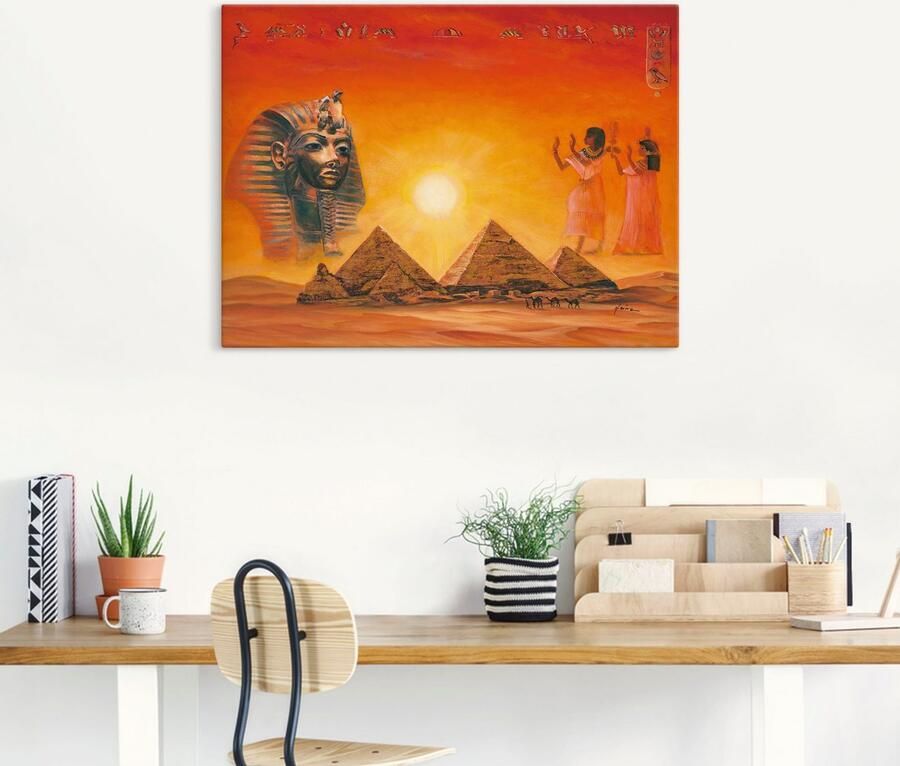Artland Artprint Egyptische impressies als artprint van aluminium artprint voor buiten artprint op linnen poster muursticker - Foto 5