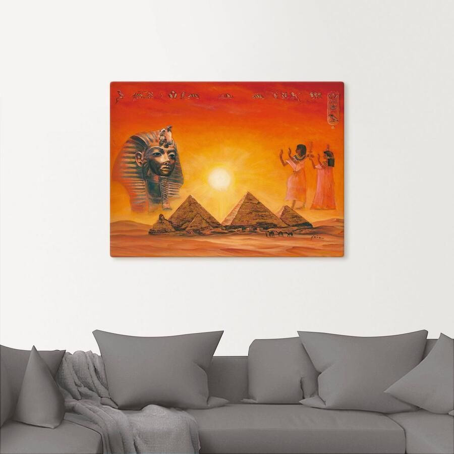 Artland Artprint Egyptische impressies als artprint van aluminium artprint voor buiten artprint op linnen poster muursticker - Foto 2