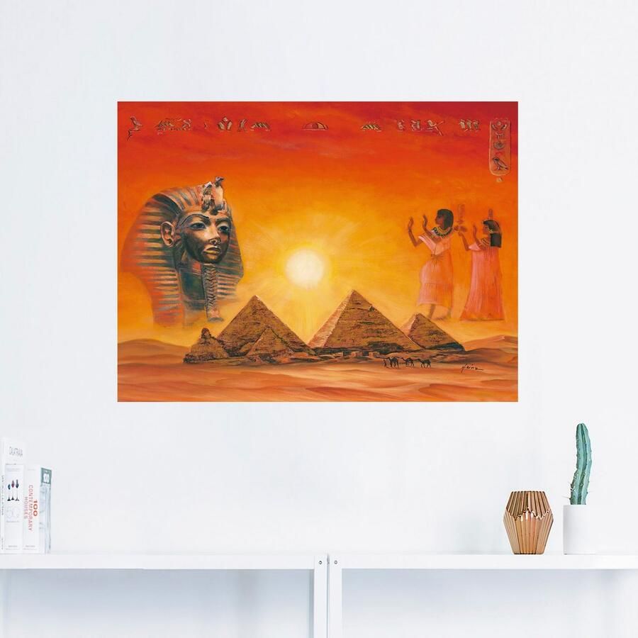 Artland Artprint Egyptische impressies als artprint van aluminium artprint voor buiten artprint op linnen poster muursticker - Foto 3