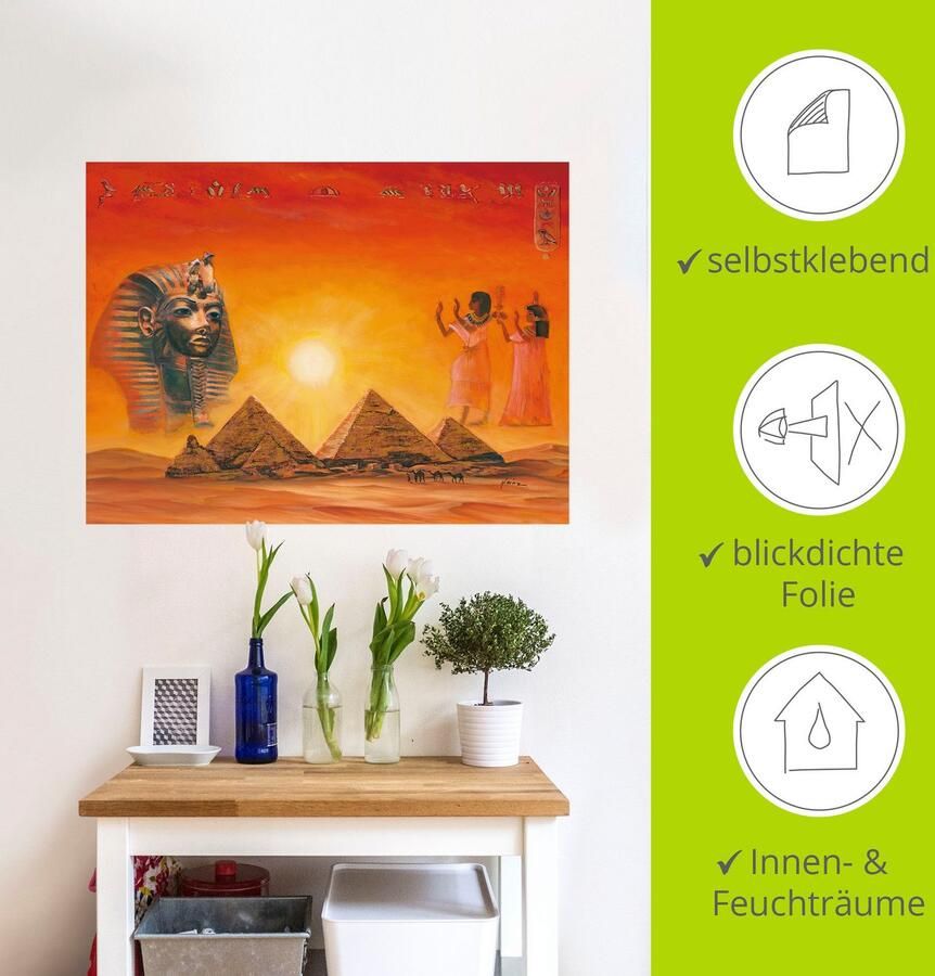 Artland Artprint Egyptische impressies als artprint van aluminium artprint voor buiten artprint op linnen poster muursticker - Foto 5