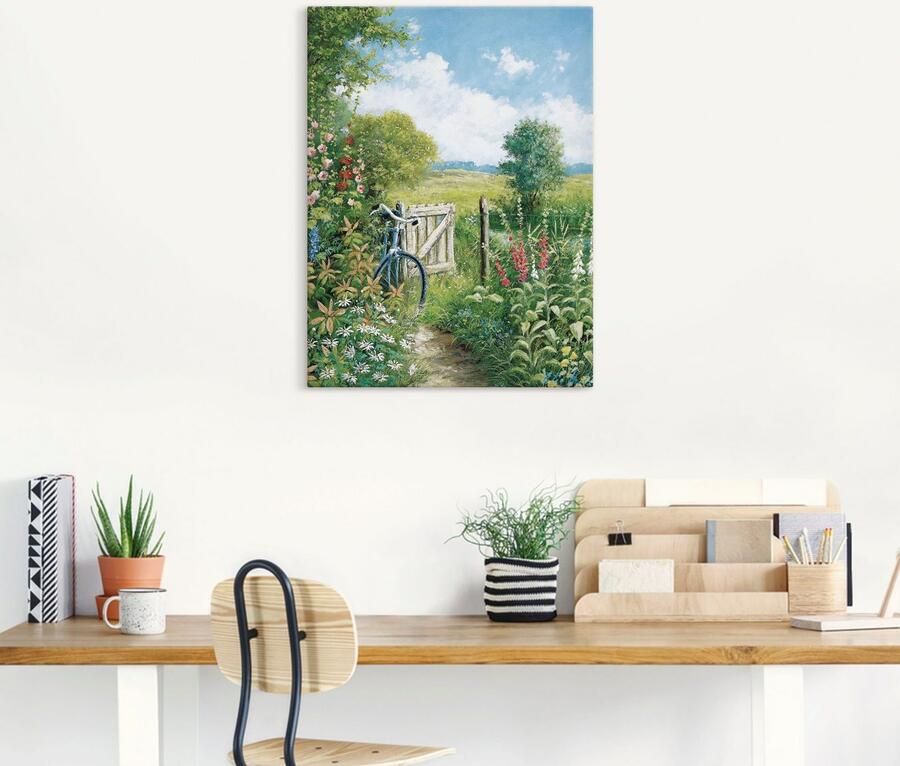 Artland Artprint Eindeloos doel als artprint op linnen poster in verschillende formaten maten - Foto 4