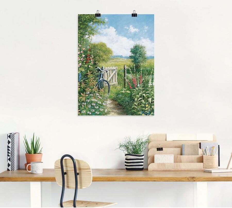 Artland Artprint Eindeloos doel als artprint op linnen poster in verschillende formaten maten - Foto 4