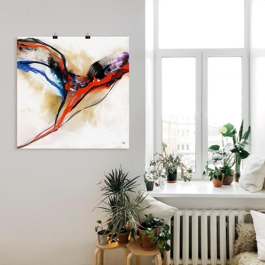 Artland Artprint Engel abstract I als artprint van aluminium artprint voor buiten poster in diverse formaten - Foto 2