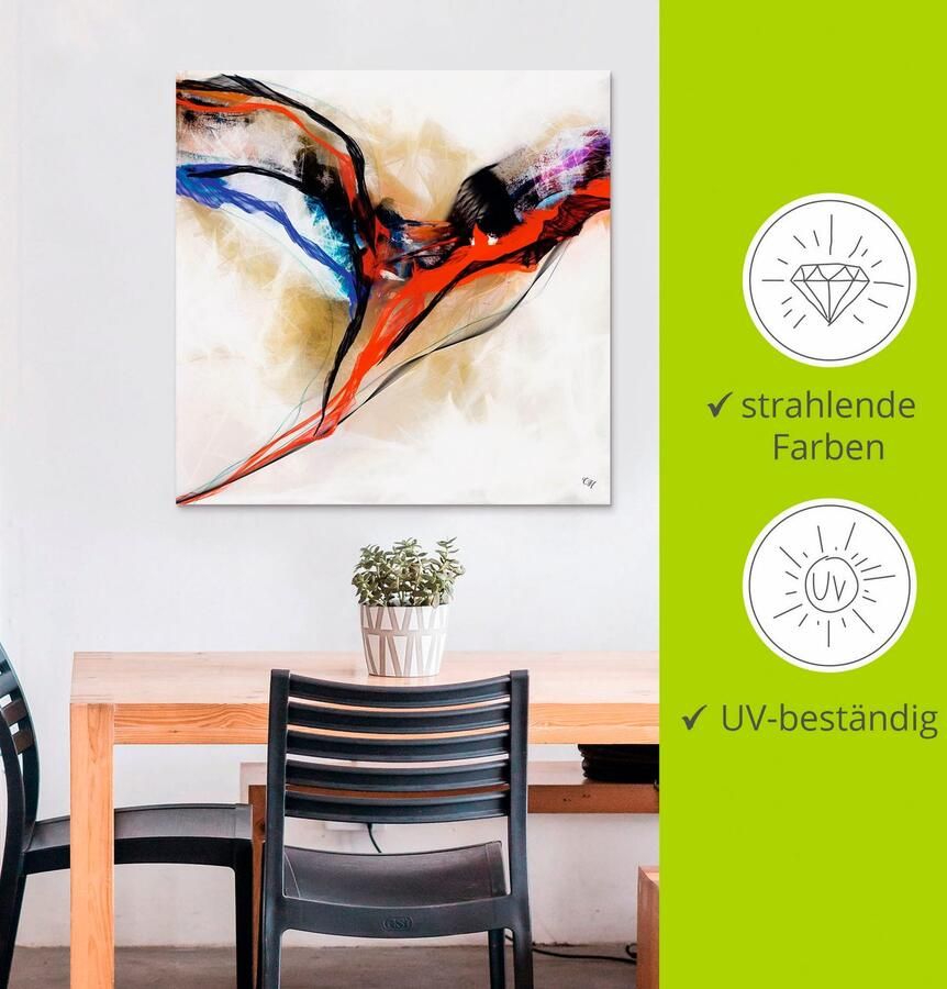 Artland Artprint Engel abstract I als artprint van aluminium artprint voor buiten poster in diverse formaten - Foto 2