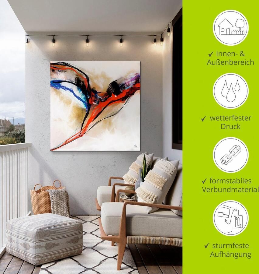 Artland Artprint Engel abstract I als artprint van aluminium artprint voor buiten poster in diverse formaten - Foto 3