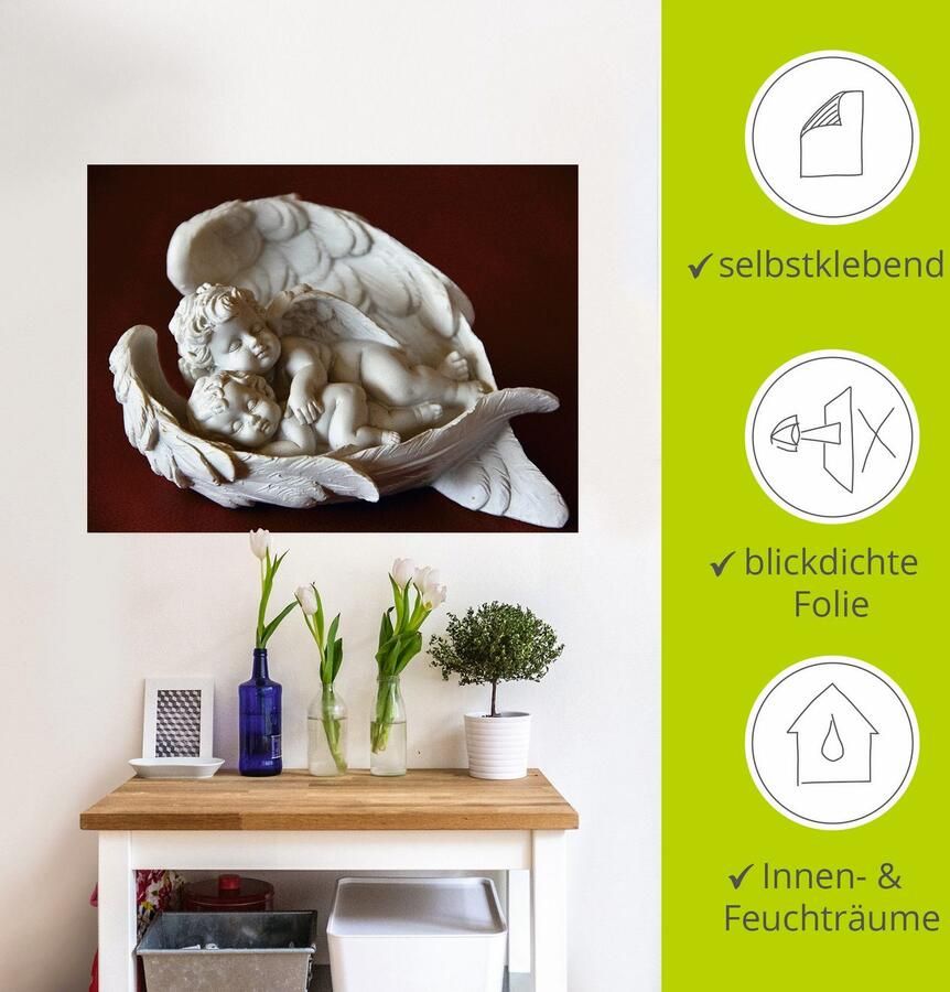 Artland Artprint Engel als artprint op linnen muursticker in verschillende maten - Foto 3