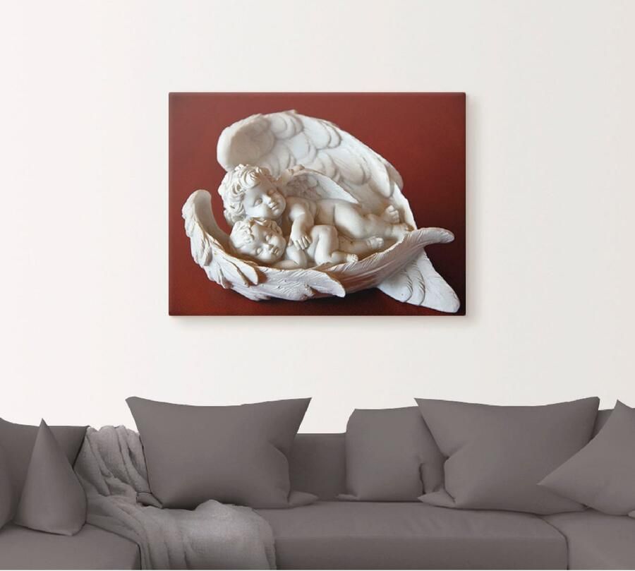 Artland Artprint Engel als artprint op linnen muursticker in verschillende maten - Foto 4