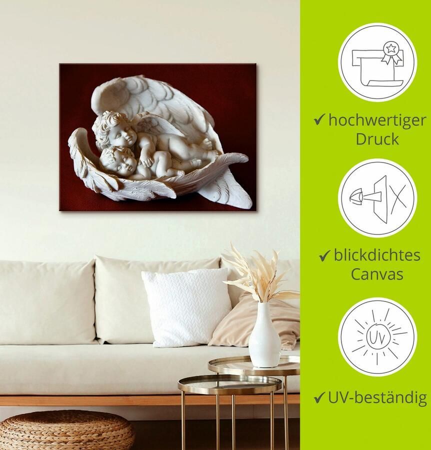 Artland Artprint Engel als artprint op linnen muursticker in verschillende maten - Foto 2