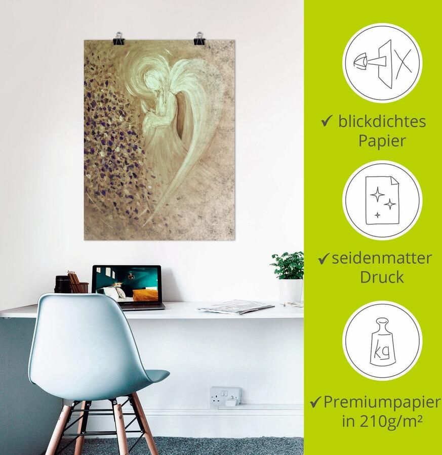 Artland Artprint Engel I als artprint op linnen poster muursticker in verschillende maten - Foto 2