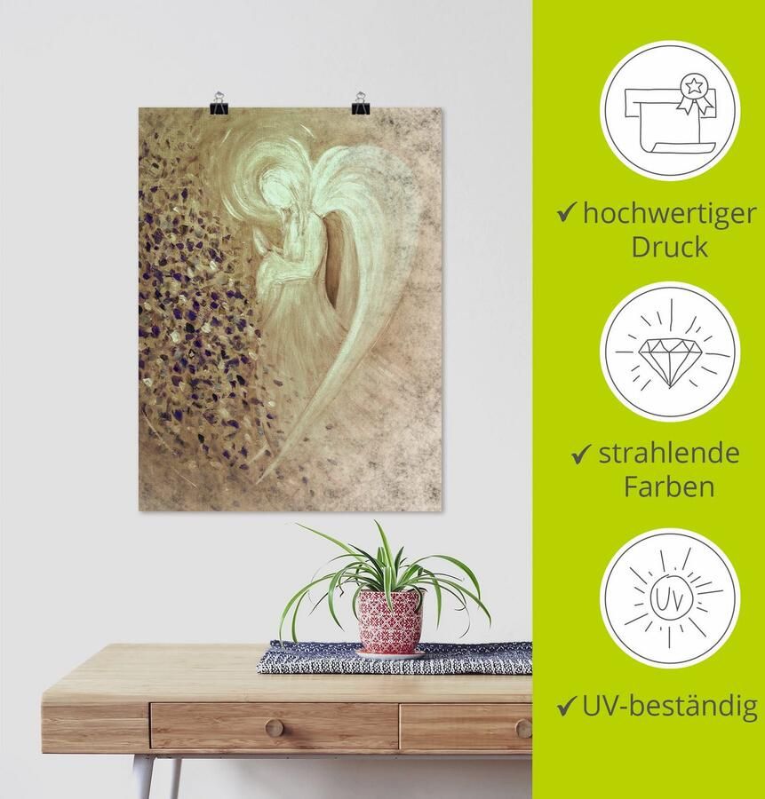 Artland Artprint Engel I als artprint op linnen poster muursticker in verschillende maten - Foto 3