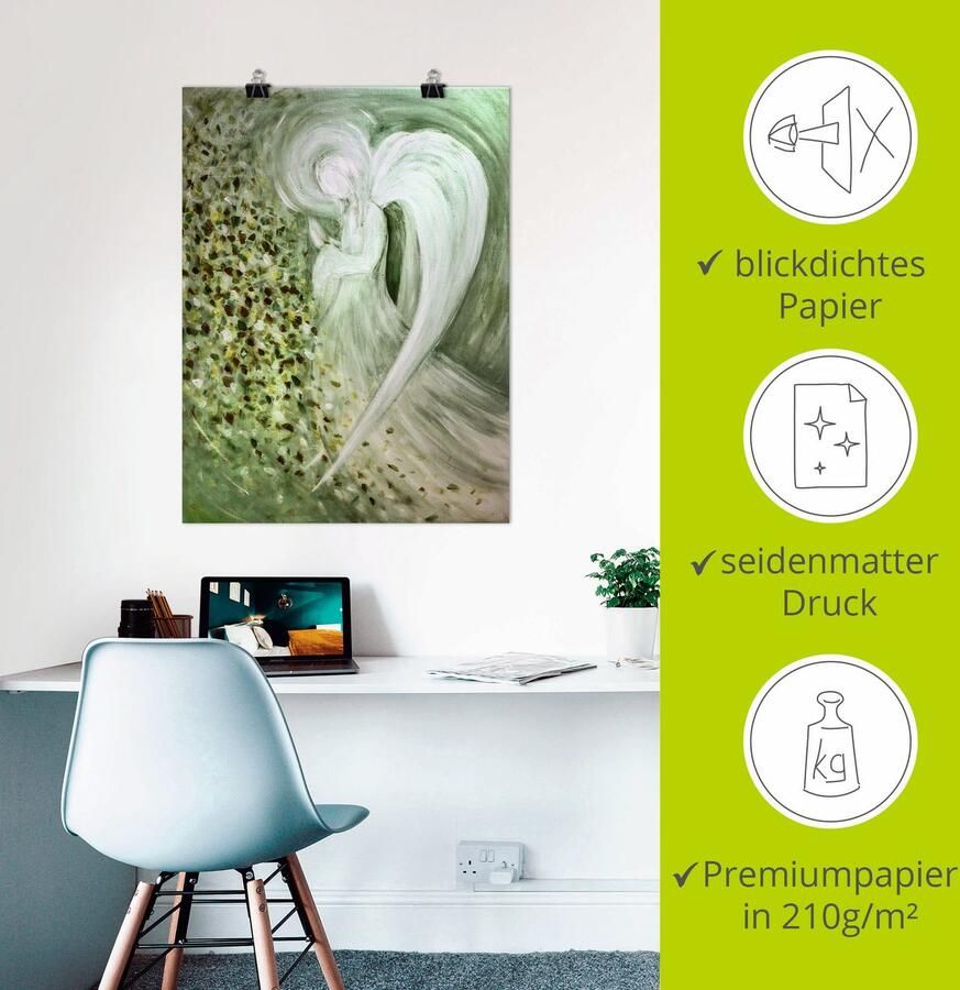 Artland Artprint Engel II als artprint op linnen poster in verschillende formaten maten - Foto 2