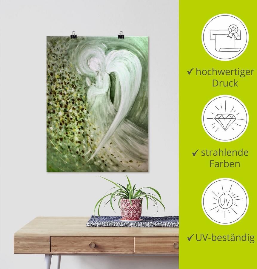 Artland Artprint Engel II als artprint op linnen poster in verschillende formaten maten - Foto 3