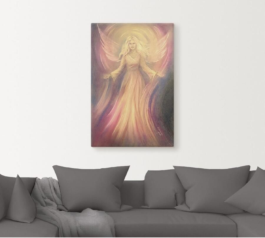 Artland Artprint Engel licht liefde spirituele schilderkunst als artprint van aluminium artprint voor buiten artprint op linnen poster muursticker